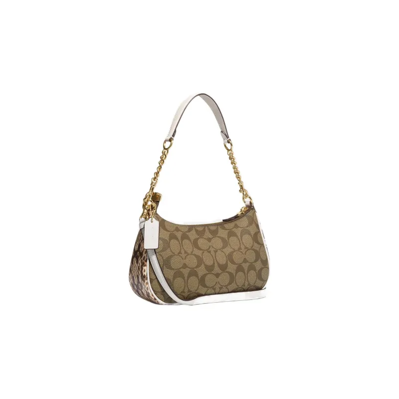 COACH Teri 24 Shoulder Bag In Signature Canvas-13