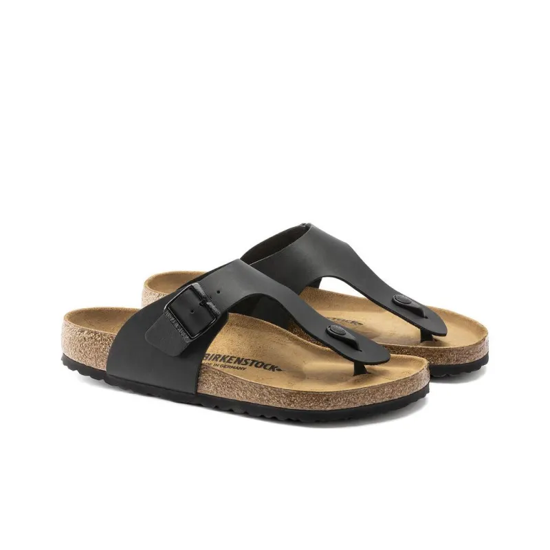 Birkenstock Flip Flops Unisex Black Narrow Fit-2