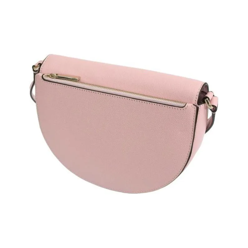 Kate Spade Litchi Grain Leather Crescent Bag, Shoulder Bag, Crossbody Bag Regular Women's Pink-3