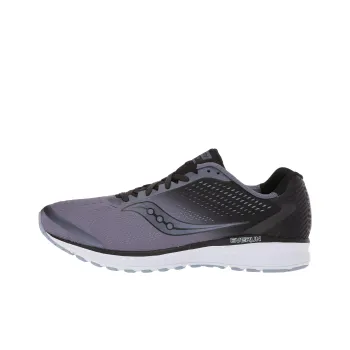 Saucony Breakthru 4 Anti-Slip Wear-Resistant Low-Top Running Shoes Men's Black Gray