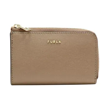 Furla Leather Coin Purses Key Pouches Women's Gray