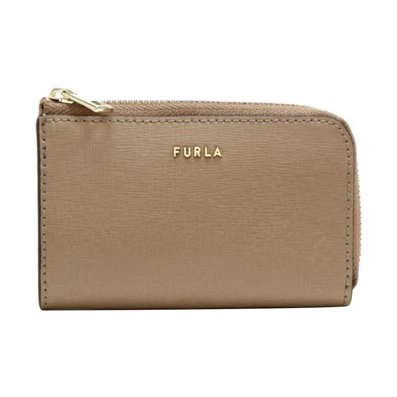 Furla Leather Coin Purses Key Pouches Women's Gray-0