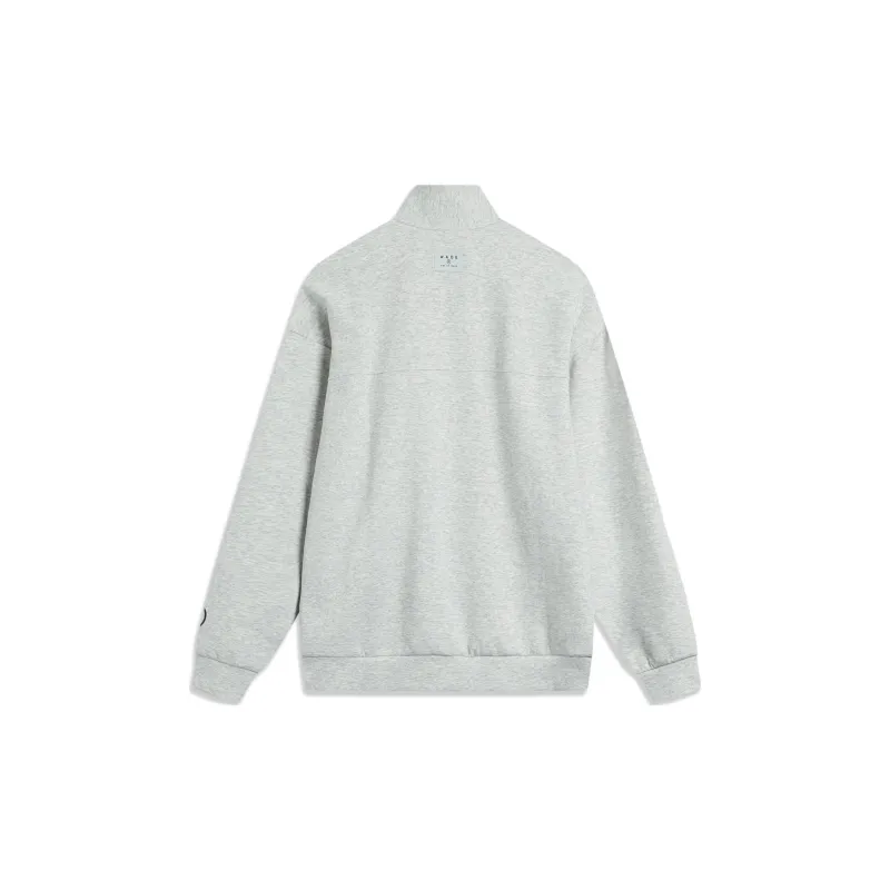 LiNing Sweatshirt Men's Heather Gray Stone Gray-1