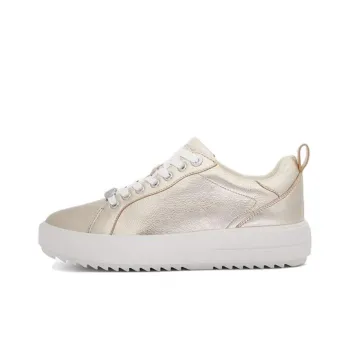 MICHAEL KORS Emmett Low-Top Skateboard Shoes Women's Gold