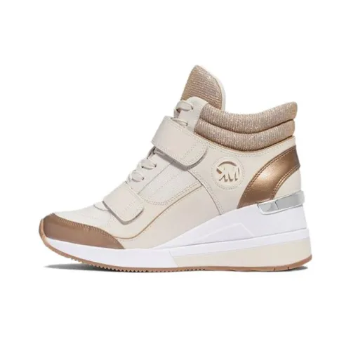 MICHAEL KORS Gentry Casual Shoes Women's High-Top Beige