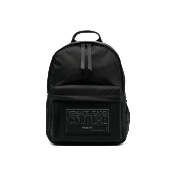VERSACE JEANS COUTURE Polyamide Backpack Men's Black