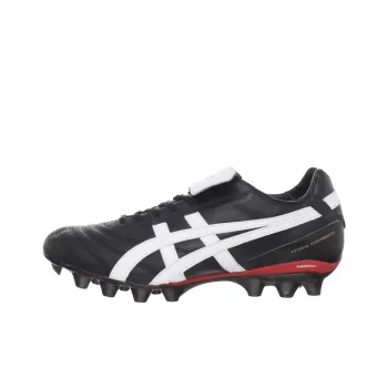 Asics Lethal Testimonial Cushioning Wear Resistant Soccer Shoes Men's Black White