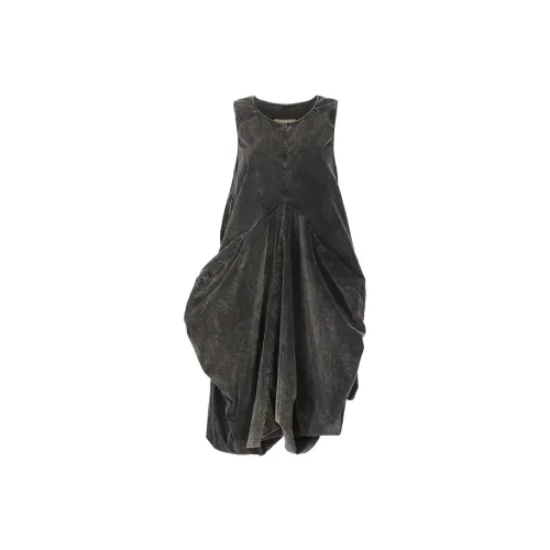 UMA WANG Sleeveless Dresses Women's Gray