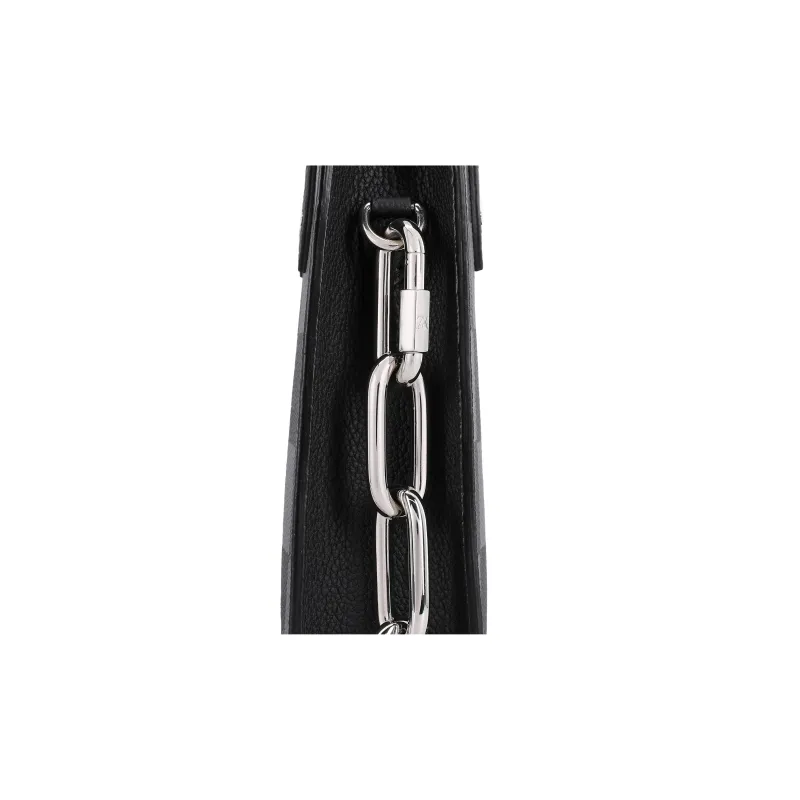 LOUIS VUITTON Sac Plat Xs Graphite Black-5