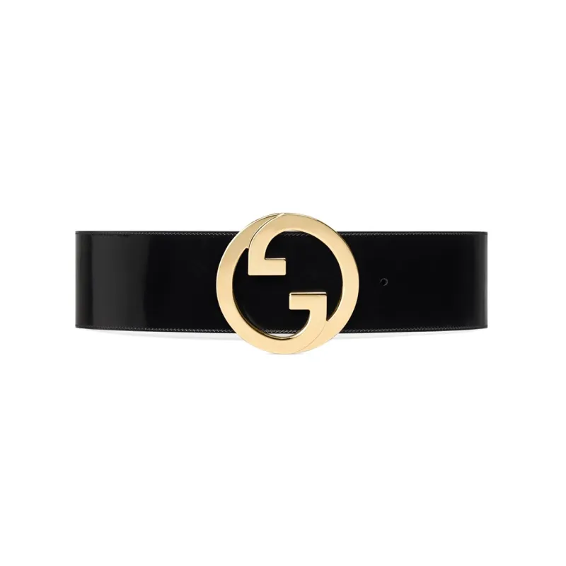 GUCCI Blondie Leather Belts Women's Black-0