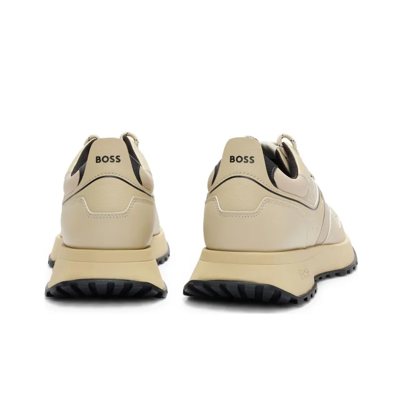 HUGO BOSS Low Top Casual Shoes Men's Light Beige-3