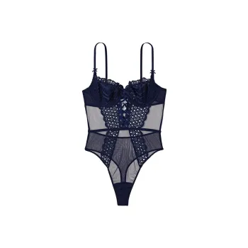 Victoria's Secret Bodysuits Women's Marine Blue
