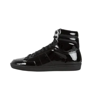 SAINT LAURENT SL/10 High-Top Skateboard Shoes Men's Black
