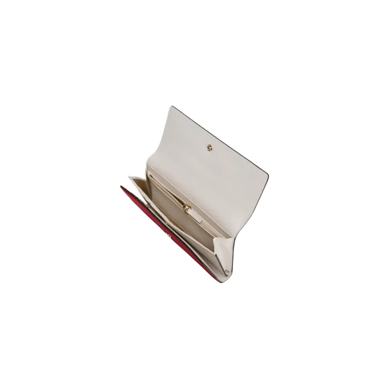 Furla Magnolia Milos Textured Calfskin Wallet Extra Large Women's Cherry Color-2