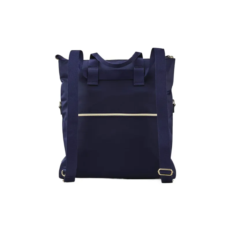 SAMSONITE Nylon Fabric Patchwork Portable Backpack Women's Blue-1