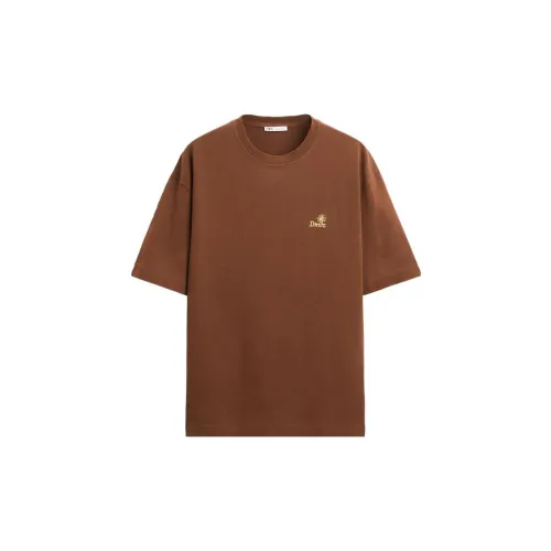 ZARA T-Shirts Men Brown