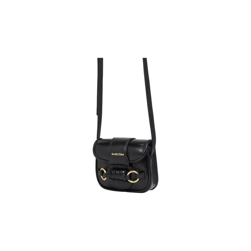 See By Chloe Goatskin Shoulder Bag Crossbody Bag Extra Mini Women's Black-1