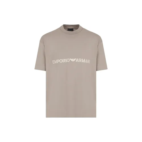 EMPORIO ARMANI T-Shirts Men Lotus Gray