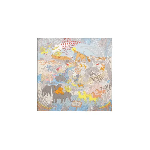 HERMES Silk Scarves Women's