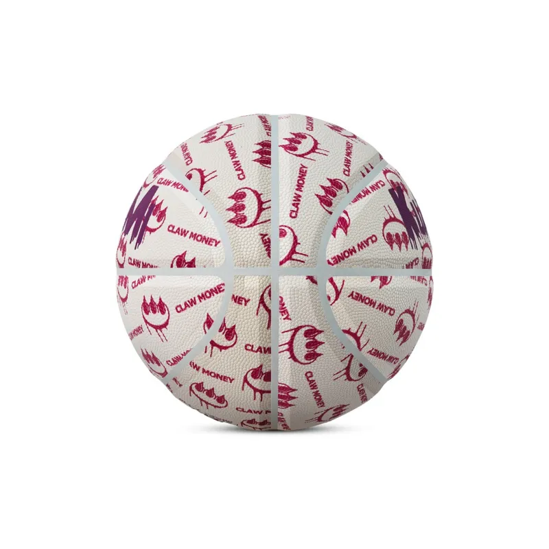 Kuangmi ClawMoney Collaboration Collection PU Basketball Purple Size 7 Training Men's-1