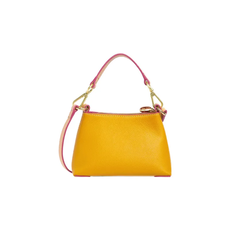 See By Chloe Grained Cow Leather Shoulder Bag Crossbody Bag Mini Women's Yellow-2