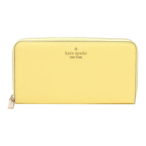 Kate Spade Leather Wallet Women's Yellow