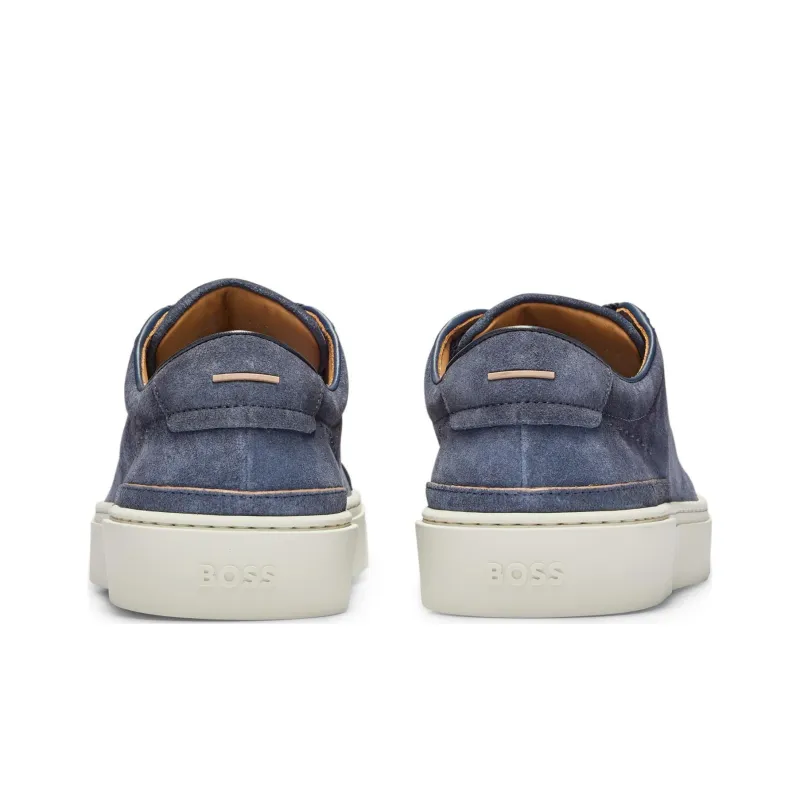 HUGO BOSS Low Top Skateboard Shoes Men's Blue-3