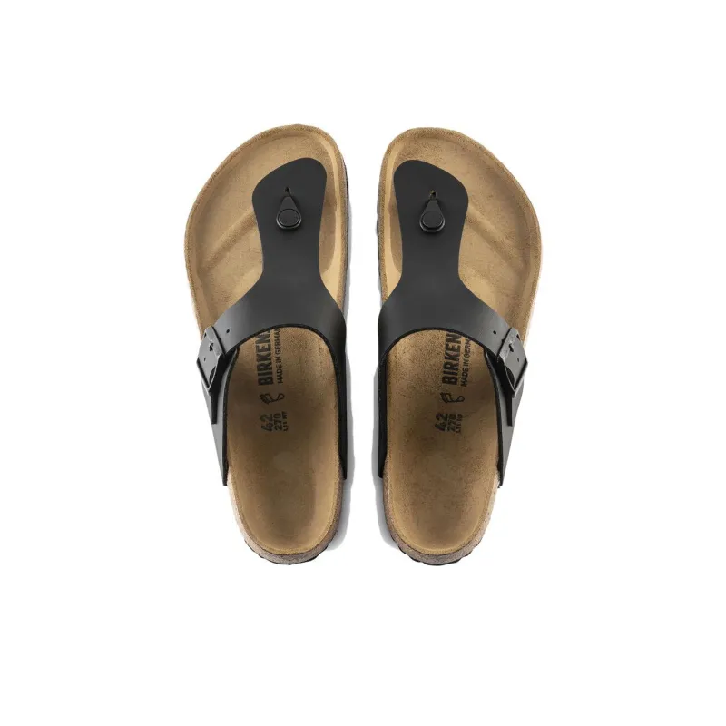 Birkenstock Flip Flops Unisex Black Narrow Fit-3