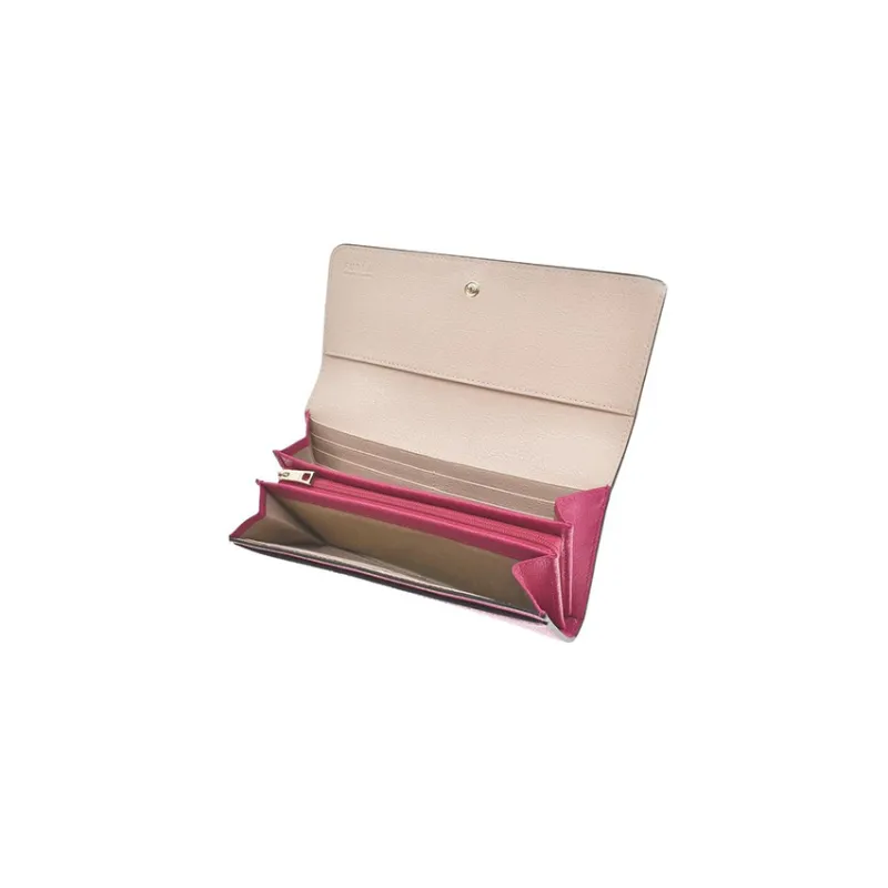 Furla Cow Leather Wallet Women's Pink-5