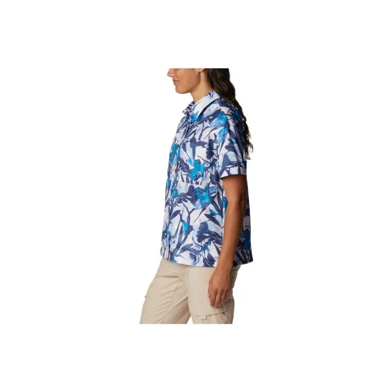 Columbia Silver Ridge Shirts Women's Blue-2