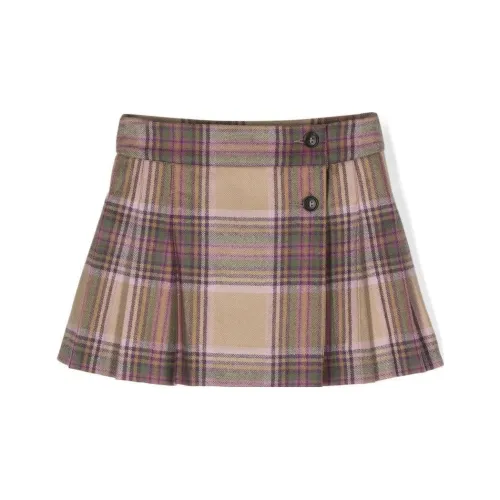 Bonpoint Casual Short Skirts Kids Brown