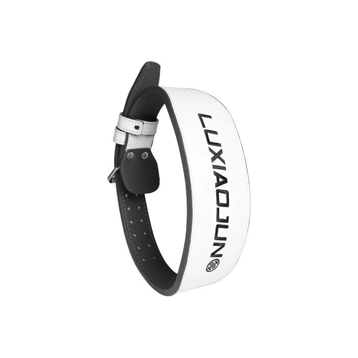 LUXIAOJUN Back Support Braces Fitness Protective Cow Leather Unisex-16