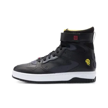 HUGO BOSS High-Top Skateboard Shoes Men's Black