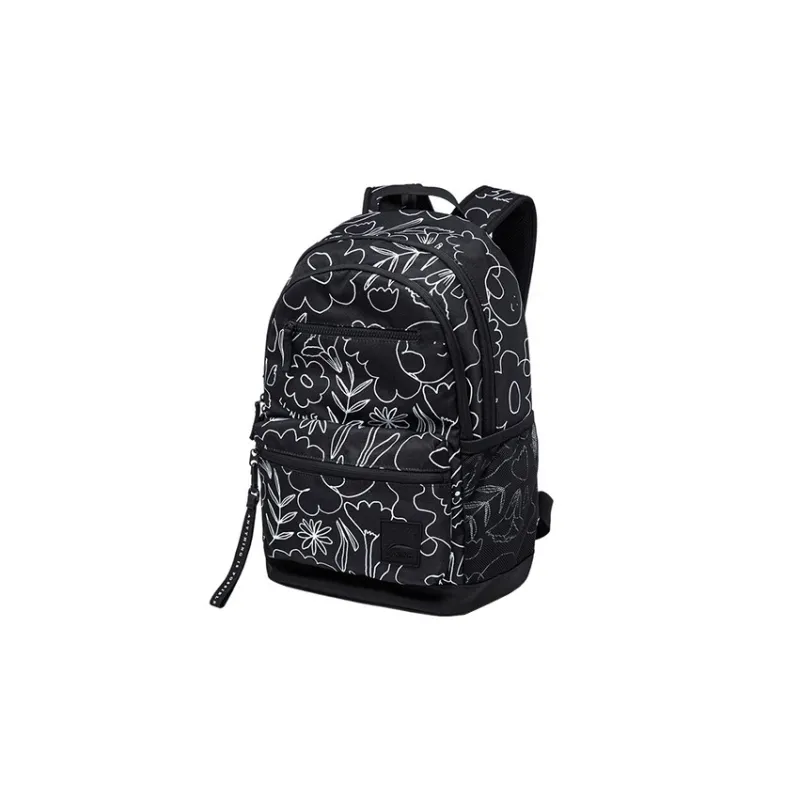 LiNing Sports Life Collection Polyester Backpack Regular Unisex Black-2