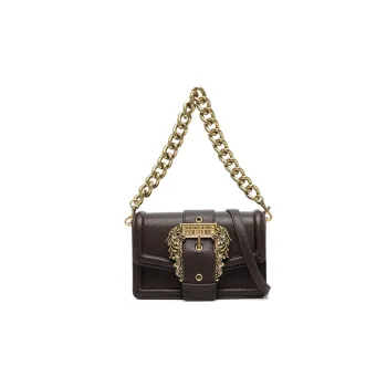 VERSACE JEANS COUTURE Polyurethane Portable Crossbody Bag, Shoulder Bag Women's Brown