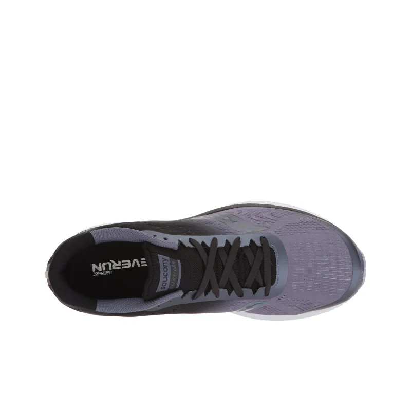 Saucony Breakthru 4 Anti Slip Wear Resistant Low Top Running Shoes Men's Black Gray-3