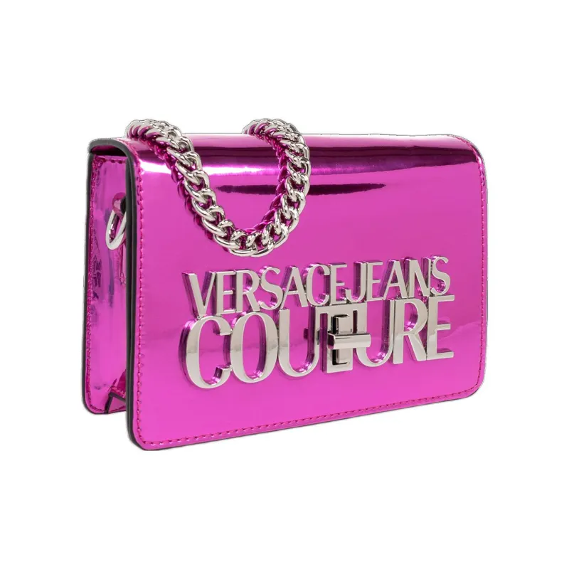 VERSACE JEANS COUTURE Polyurethane Shoulder Bag Crossbody Bag Women's Pink-2