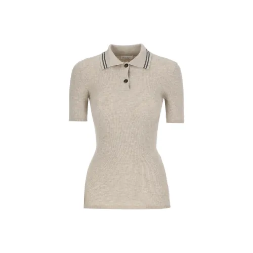 Brunello Cucinelli Polo Shirts Women's Brown