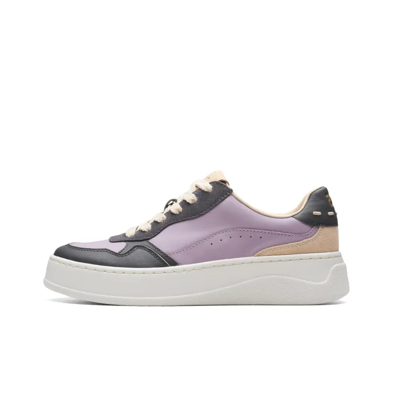 Clarks Lightweight Series Low-Top Skateboard Shoes Women's Purple Dark Blue-0