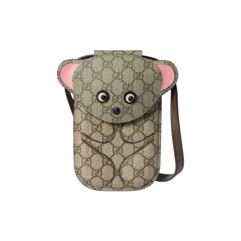 GUCCI Ophidia Canvas With Leather Binding Canvas Bag, Crossbody Bag, Shoulder Bag Men's