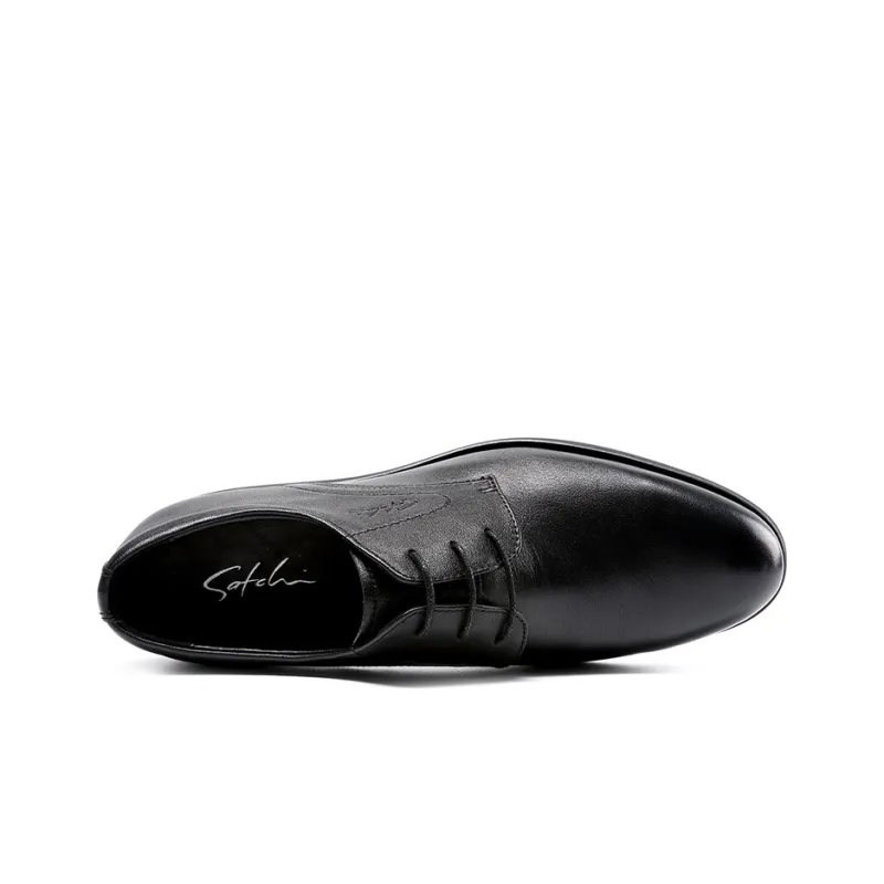 Satchi Dress Shoes Men Low Top Black-4