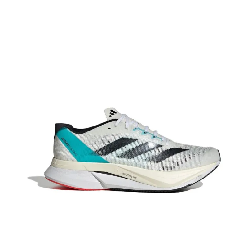 adidas Adizero Boston 12 White Light Aqua-1