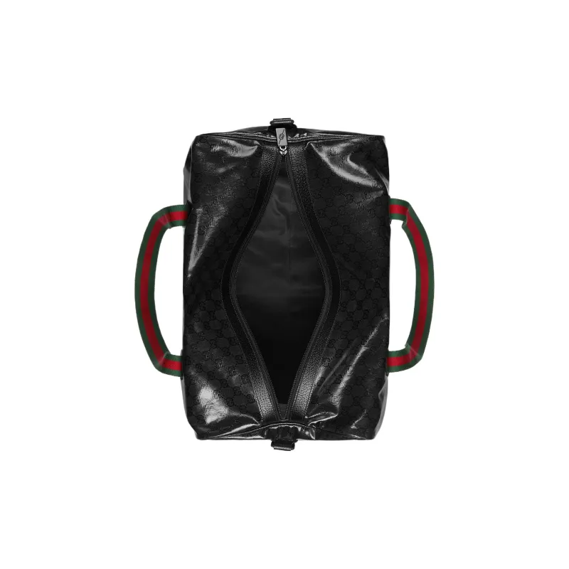 GUCCI Canvas Bag, Handbag, Shoulder Bag, Crossbody Bag, Travel Bag Large Size Men's Black-5