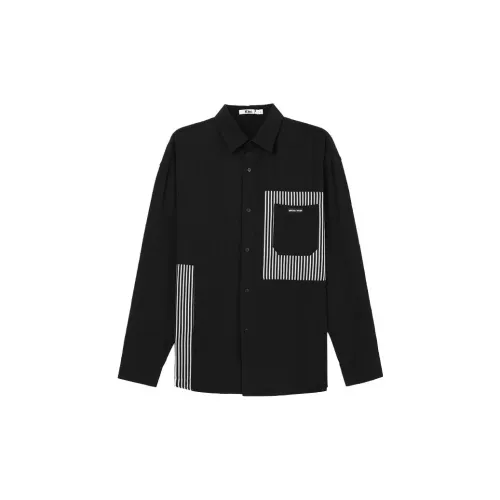 KIKC Shirts Men Pitch Black