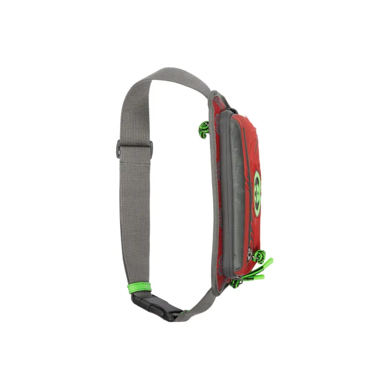 GUCCI Nylon Fanny Pack Regular Men's Gray/Multicolor-4