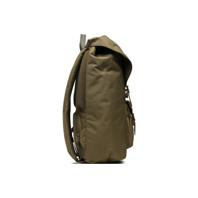 Herschel Polyester Backpack Large Size Unisex Army Green Olive-2