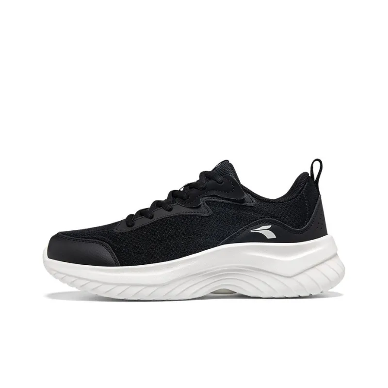 361° Anti-Slip Wear-Resistant Low-Top Running Shoes Men's Black-0
