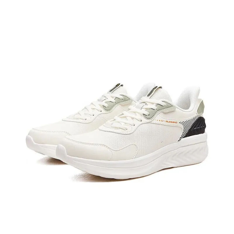 361° Cushioning Water Resistant Lightweight Rebound Low Top Running Shoes Men's White Cyan-3