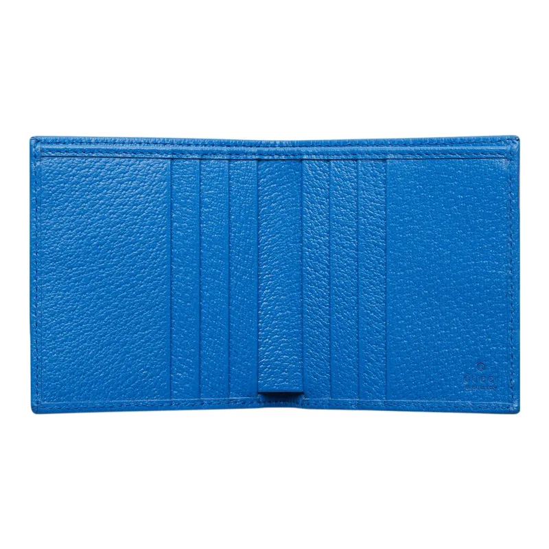 GUCCI Crystal Wallet Men's Blue-1