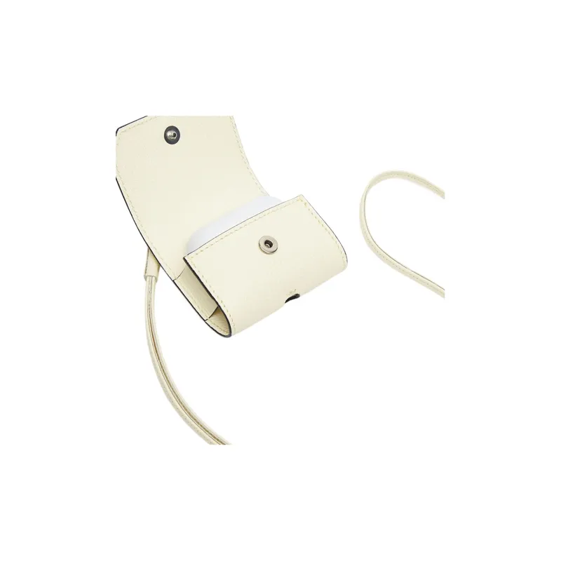 Valextra Calfskin AirPods Pro Protective Case Earphone Case Women's White-3